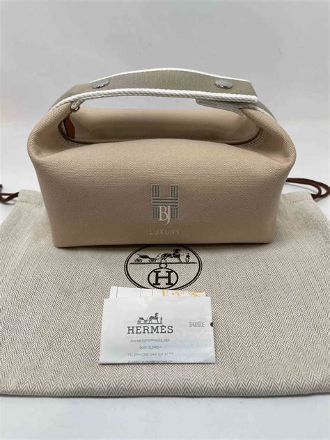 hermes canvas bride a brac|Hermes bride a brac strap.